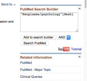 PubMed search builder